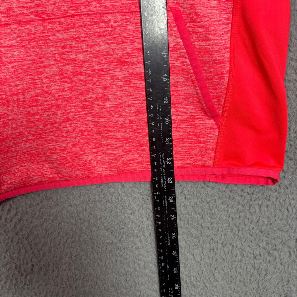 Under Armour ColdGear Women Neon Pink Space Dye Loose Fit Pullover Hoodie Small - Picture 7 of 8